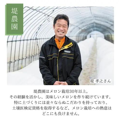 【先行予約】メロン タカミメロン 秀品 1箱 3～4玉 八千代町産