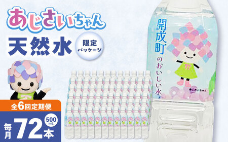 ミネラルウォーター 【全6回定期便（毎月お届け）】ミネラルウォーター （500mL×24本） 3箱 [BDBE003-12]