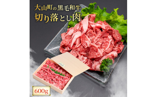 HA-01　肉質日本一の和牛「大山黒牛」切り落し600g