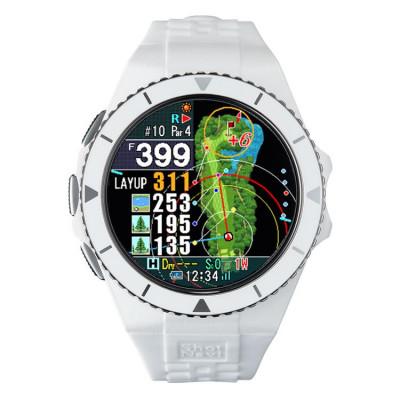 ふるさと納税 深谷市 Shot Navi EXCEEDS ホワイト　【ショットナビ】ゴルフ 距離計 GPS ウォッチ