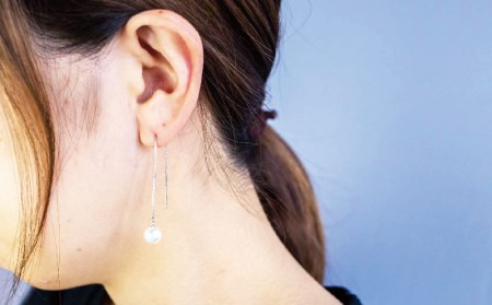 チェーンピアス 7.5mm SV Yamashita-Pearl アクセサリー ネックレス 真珠 アコヤ真珠 本真珠 パール ファッション フォーマル 冠婚葬祭 慶事 結婚式 卒業式 入学式 お祝い 