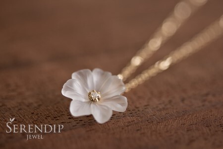 ネックレス レディース ジュエリー 【プリムローズ primrose K10 クオーツ ダイヤモンド 】