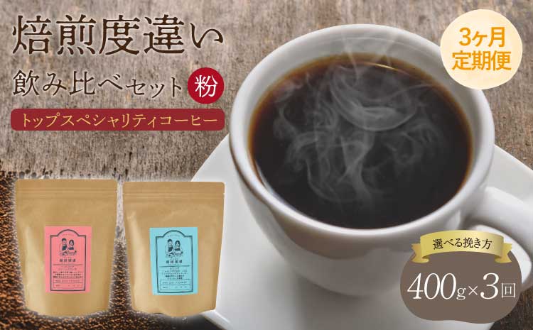 【3ヶ月定期便】 トップ スペシャリティ コーヒー 粉