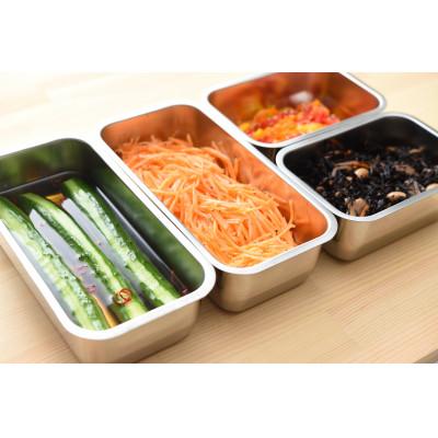 ふるさと納税 燕市 お料理はかどる蓋付き角バット1/3サイズ2個組 |  | 03
