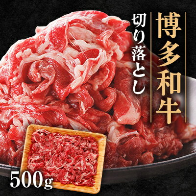 【ふるさと納税】博多和牛 切り落とし　500g_ 肉 和牛 牛肉 国産 切り落とし 切落し 博多和牛 肉じゃが カレー 牛丼 便利 人気 産地直送 贈答 ギフト 福岡県 博多 冷凍 送料無料 【配送不可地域：離島】【1511239】
