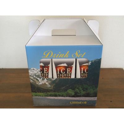 ふるさと納税 河合町 【直火焙煎珈琲】オリジナル　アイスコーヒー(無糖) 1000ml×6本 |  | 01