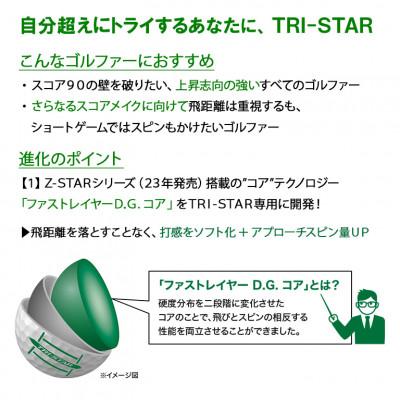 ふるさと納税 丹波市 ゴルフボール　スリクソン　TRI-STAR　パッションイエロー　3ダース |  | 01