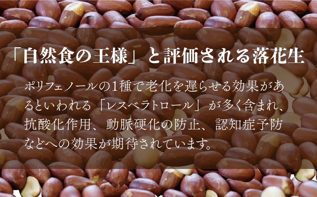 ネイブルホリコシ 素煎ピーナッツ 8袋 約110g/袋 計約880g