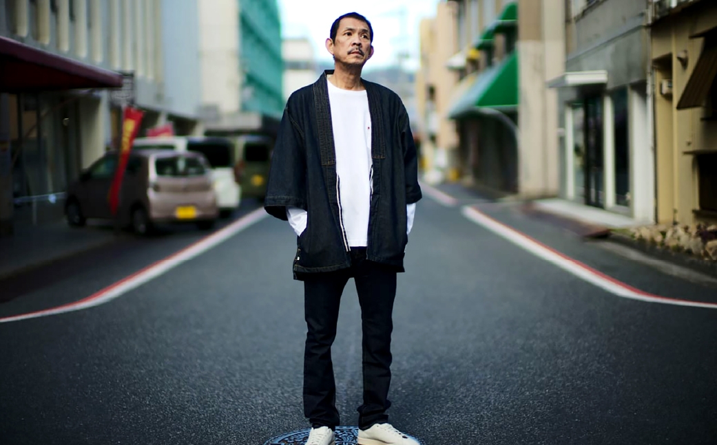 BLUE SAKURA着物ジャケット和紙verDNTSW05