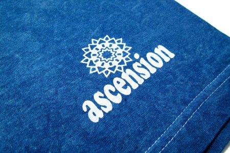 Tシャツ ASCENSION  藍染め タイダイ TシャツA  1枚 ファッション 服 男性 メンズ 女性 レディース  XS