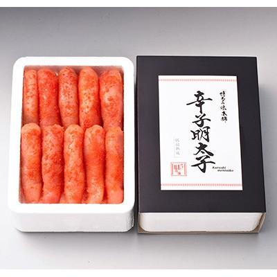 ふるさと納税 大木町 博多の味本舗　無着色　厳選辛子明太子　1kg(500g×2箱)(大木町) CU010