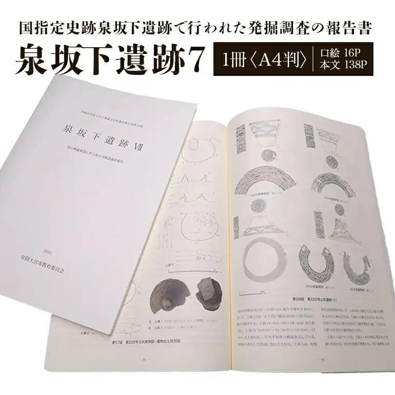考古学 泉坂下遺跡7 1冊 弥生時代 【考古学】【ho1313】