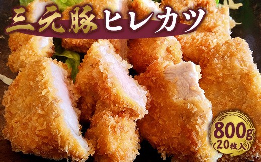 三元豚 ヒレカツ 800g（20枚入り） とんかつ トンカツ 惣菜 おかず 冷凍食品 日東ベスト　008-G-NB007
