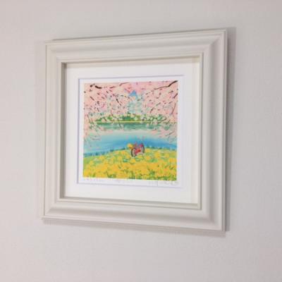 ふるさと納税 川口市 栗乃木ハルミ版画額装品「春うらら」 |  | 02