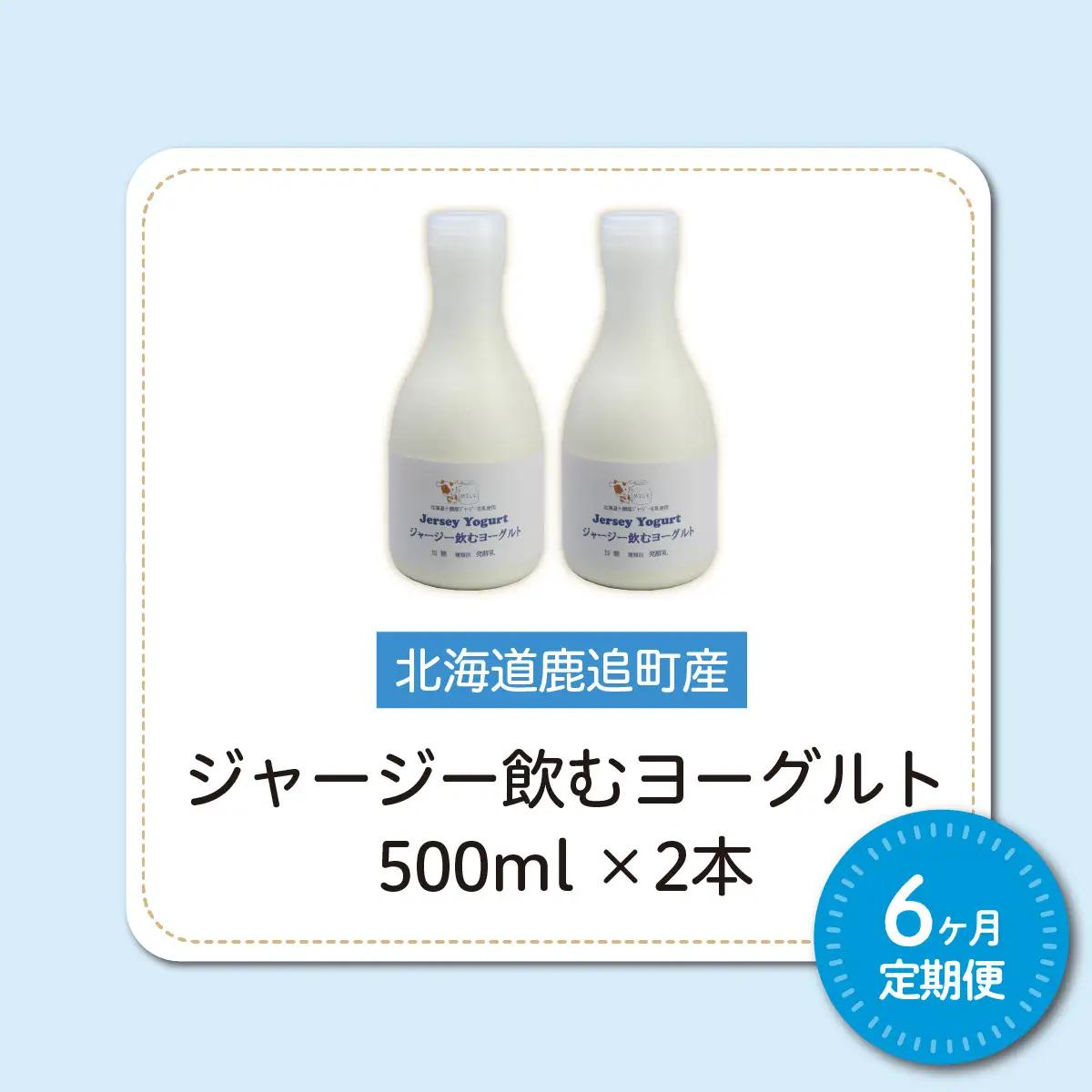 【定期6ヶ月】ジャージー飲むヨーグルト 500ml ×2 SKM024