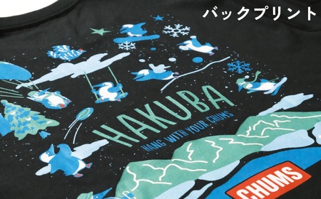 CHUMS Tシャツ バックプリント  メンズ：L /ホワイト