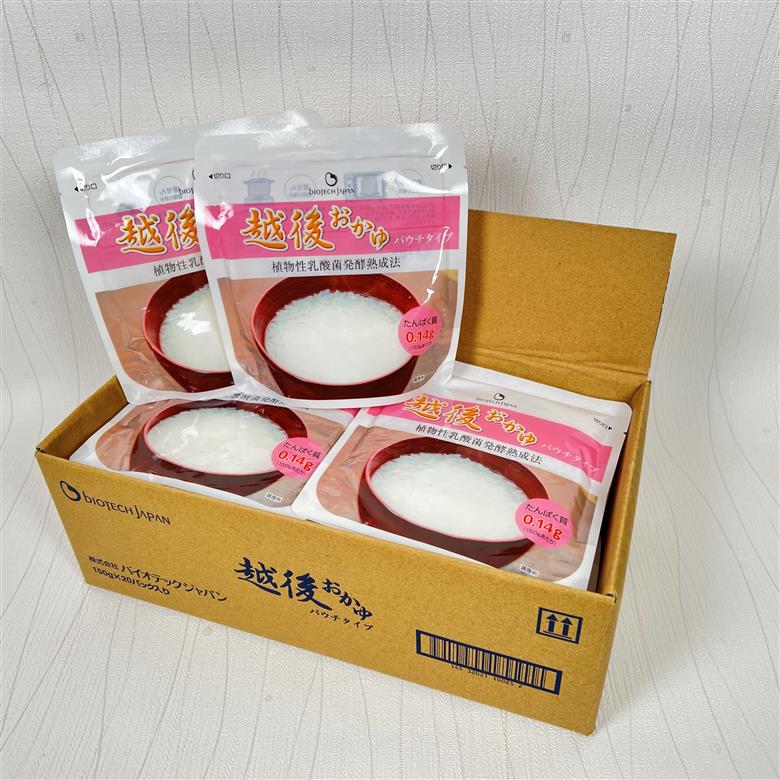 【たんぱく質調整食品】【12ヶ月定期便】 越後おかゆパウチタイプ 150g×20個×12回 バイオテックジャパン 越後シリーズ 1V64135