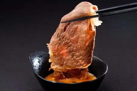 「厳選A5ランク」米沢牛リブロースすき焼きしゃぶしゃぶ用340g_B019