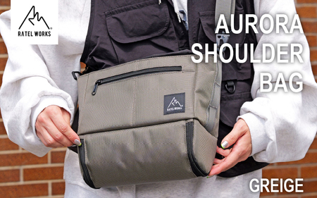 【 RATEL WORKS（ラーテルワークス） 】AURORA SHOULDER BAG ( オーロラショルダーバッグ ) （GREIGE )/RWS0200GR