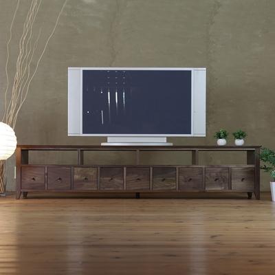 ふるさと納税 大川市 テレビボード　TONGARI　9wal-na　ウォールナット　198cm　大川市　WAプラス