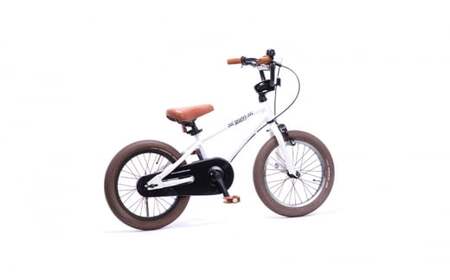 子ども自転車  16インチ 組み立て不要 子ども用 幼児用 キッズバイク キッズサイクル ホワイト 白 補助輪同梱 子供用自転車 プレゼント 自転車 誕生日 クリスマス 入学 お祝い キッズ ギフト 