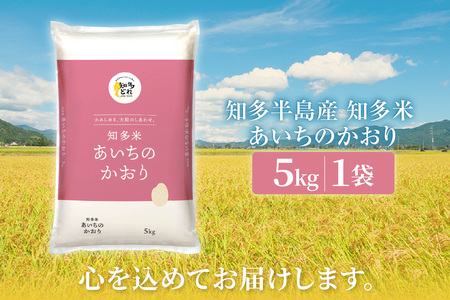 知多米 あいちのかおり5kg お米 白米 うるち米 おこめ 国産 精米 ご飯 おにぎり 朝ごはん ライス 和食 日本食 主食 食卓 お弁当 大粒 つや あっさり 食品 知多半島 お取り寄せ 5キロ 愛