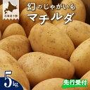 【ふるさと納税】【 先行予約 】幻の じゃがいも マチルダ 5kg 【2025年9月下旬より配送予定】先行受付 キャンプ 飯 BBQ アウトドア ジャガイモ 越冬 ポテト 濃厚 芋 イモ いも 野菜 カレー シチュー ポテトサラダ フライドポテト グラタン 北海道 十勝 芽室町