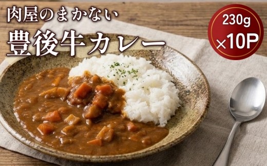 肉屋のまかない 豊後牛カレー 230g×10パック