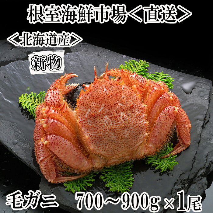 【ふるさと納税】ボイル毛がに700～900g×1尾 C-14059