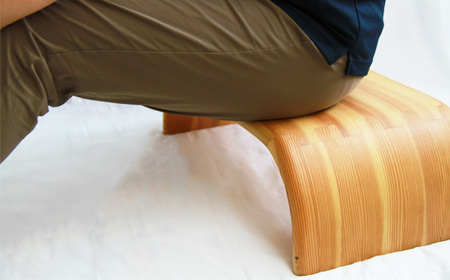 【おりつめ木工】木の座ぶとん（小） / 木製 イス いす 正座用