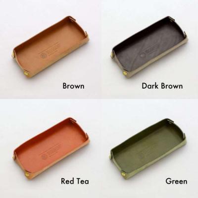 ふるさと納税 糸島市 DURAM レザー トレー/M 小物入れ 革 【Duram Factory】[AJE024] |  | 02