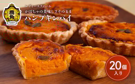 かぼちゃの美味しさそのまま パンプキンパイ 20個入（箱入り）【レディースファーム】パンプキン レディース ファーム 秋田県 秋田 あきた 鹿角市 鹿角 かづの 国産 グルメ ギフト スイーツ ランキング