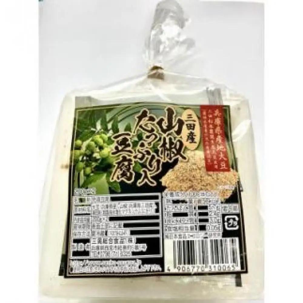 兵庫県産豆腐3点セット(山の芋・黒ゴマ・山椒)400g×6個 豆腐