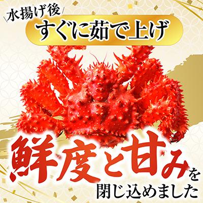 ふるさと納税 根室市 【北海道根室産】ボイル花咲がに2尾(計約700g) G-42010 |  | 02