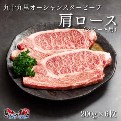 
                  九十九里オーシャンスタービーフ(ステーキ用)肩ロース200g×6枚【1529272】
                
