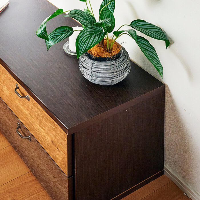 チェスト 60cm幅4段 ルコッタ【諸富家具】：B780-001_イメージ4