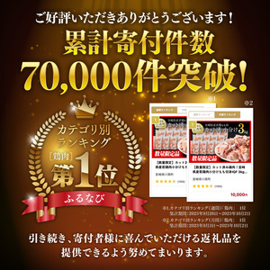 鶏肉 ※令和8年9月発送※宮崎県産若鶏もも切身IQF3㎏（250ｇ×12袋）鶏肉