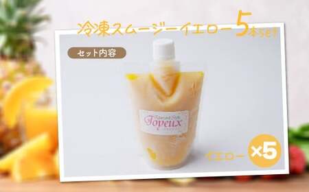 スムージー【イエロー】冷凍スムージー 250g 5本セット 埼玉県 上尾市