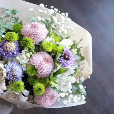 ふるさと納税 筑西市 【毎月定期便】季節のお花で束ねた仏花【花瓶用】/Sサイズ全12回 |  | 02