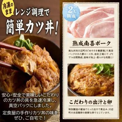 ふるさと納税 南九州市 【毎月定期便】南喜ポーク熟成豚「カツ丼の具 5P」全6回 |  | 01