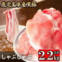 【ふるさと納税】【数量限定】【訳あり】 鹿児島県産黒豚しゃぶしゃぶ用 合計2.2kg BSR-075 カレー 豚汁 肉野菜炒め 冷しゃぶサラダ 豚肉 ウデ肉 モモ肉 細切れ お肉 冷凍 食品ロス フードロス削減 応援 鹿児島県 訳アリ 薩摩川内市 送料無料