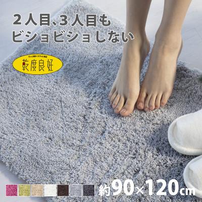 ふるさと納税 海南市 乾度良好 Dナチュレ バスマット 約90×120cm グレー 吸水速乾 裏面すべり止め加工