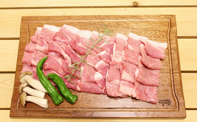 京丹波高原豚モモ肉　焼き肉　1.3kg（京都・京丹波町産　京都丹波の豚肉） ※北海道・沖縄・その他離島は配送不可