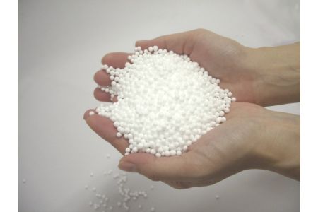 日本製 癒しのビーズ ソファークッション キング 直径90cm ブラウンカバー付き [1904]