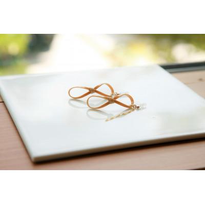 ふるさと納税 別府市 別府竹細工 イヤリング【たおやめ】ナチュラル