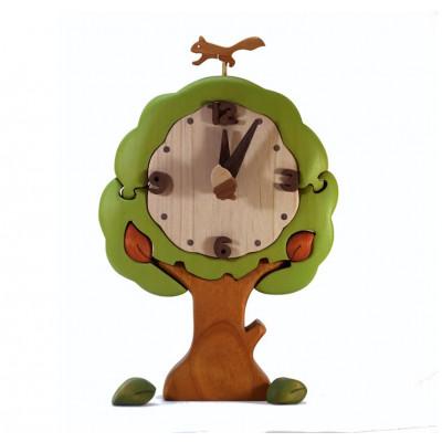 ふるさと納税 河内長野市 木の時計 プレゼントに 知育玩具 |  | 01