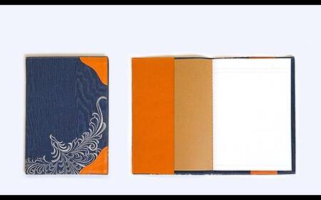 【WOOD DENIM】ノートカバー［A4：刺繍バージョン］