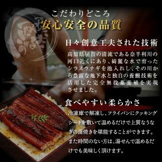 KGP025　緊急支援 人気惣菜 本気の高知ブランド鰻「西岡うなぎ」～上（大サイズ）～うなぎの蒲焼き2尾セット（約330g）タレ・山椒付き｜ウナギ 国産 特産品 高知県産 土佐 食べて応援 蒲焼 焼き