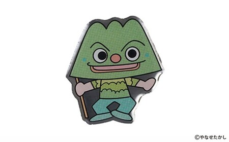 香美市イメージキャラクターピンバッジ（さんれい さんちゃん） ピンバッジ バッジ やなせたかし やなせたかし先生デザイン 香美市限定 ふるさと納税限定 高知県 香美市