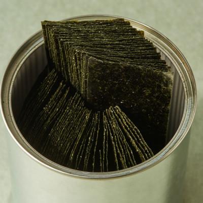 ふるさと納税 大田区 イエローアリスと青い花 (焼のり1缶　味付のり1缶)計184枚セット |  | 02